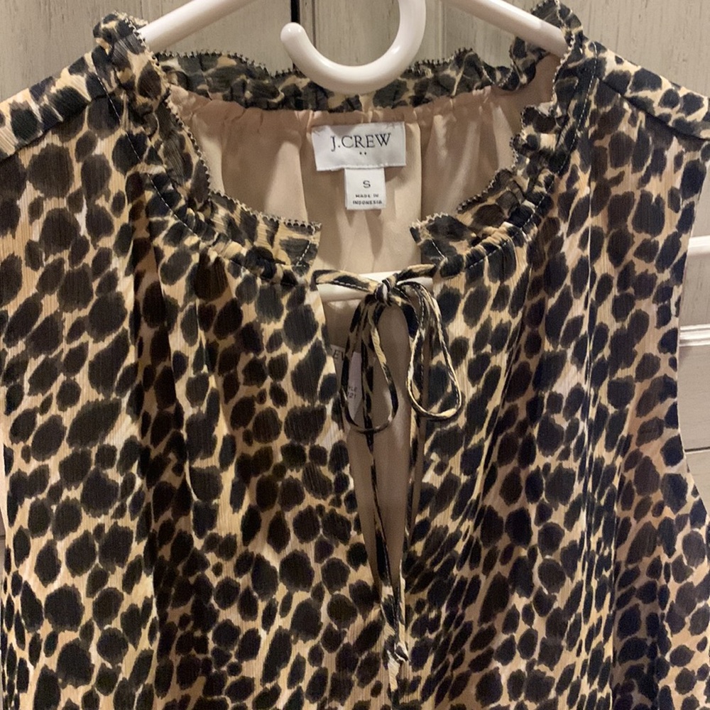 New J Crew Sleeveless Blouse Shirt Women’s Small Top J. Crew - Picture 4 of 5